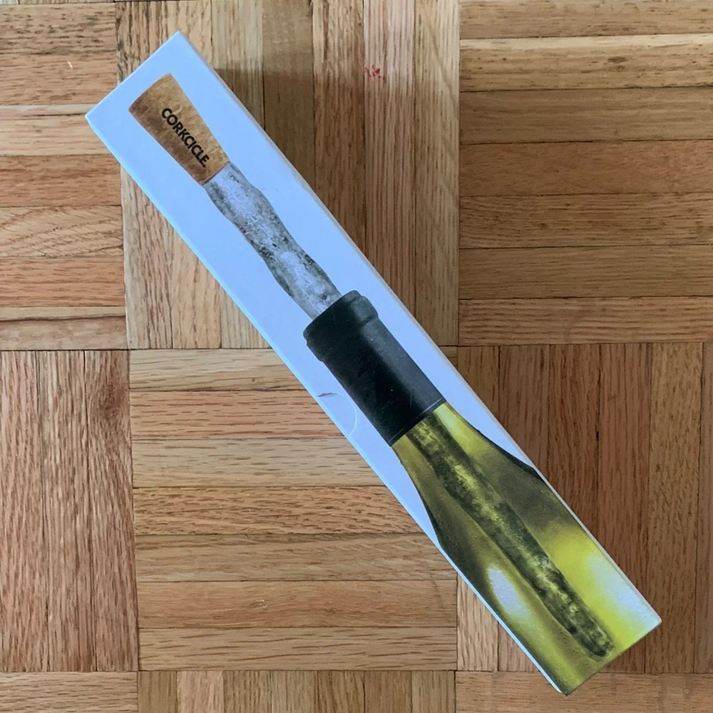 NIB Corkcicle Wine Chiller - UNUSED - Still in Box! Giftable Wino Party